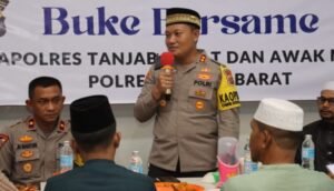 Polres Tanjab Barat Gelar Buka Puasa Bersama dengan Pers