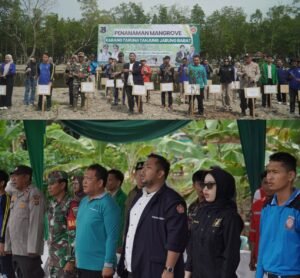 Karang Taruna Tanjab Barat Gelar Tanam Bersama Bibit Mangrove, Antusias Sejumlah Lembaga & Organisasi Turut Berpartisipasi